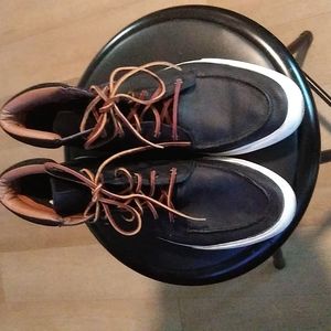 Men's Sneakers Polo gym shoes high top size 11.5 Color Black